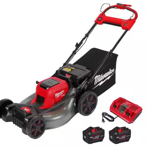 DALLAS LOCATION- NEW! MILWAUKEE M18 FUEL 21 Self-Propelled Dual Battery Mower Kit