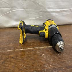 AS-IS DEWALT ATOMIC 20-Volt Lithium-Ion Cordless 1/2 in. Compact Hammer Drill with 3.0Ah Battery, Charger and Bag