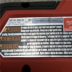 AS-IS Milwaukee FUEL 18V Lithium-Ion Brushless Cordless 4-1/2 in./5 in. Grinder w/Paddle Switch (Tool-Only)