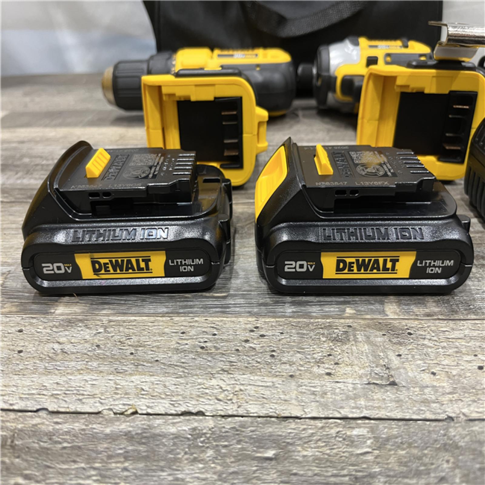 AS-IS DEWALT 20V MAX Cordless Drill/Impact 2 Tool Combo Kit
