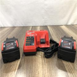 AS-IS Milwaukee 18-Volt Lithium-Ion XC Starter Kit with (2) 5.0Ah Batteries and Charger