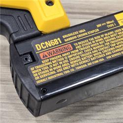 AS-IS DeWALT DCN681D1 20V MAX 18ga Cordless Narrow Crown Stapler Kit