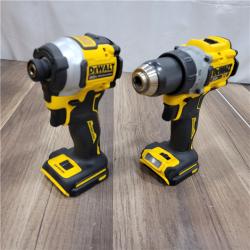 AS-IS  DEWALT 20V MAX XR Cordless Drill/Driver, ATOMIC Impact Driver 2 Tool Combo Kit
