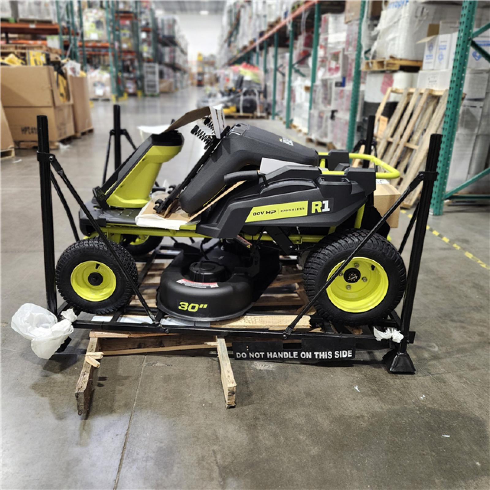 Dallas Location - As-Is R1 80V HP Brushless 30” Riding Lawn Mower Kit