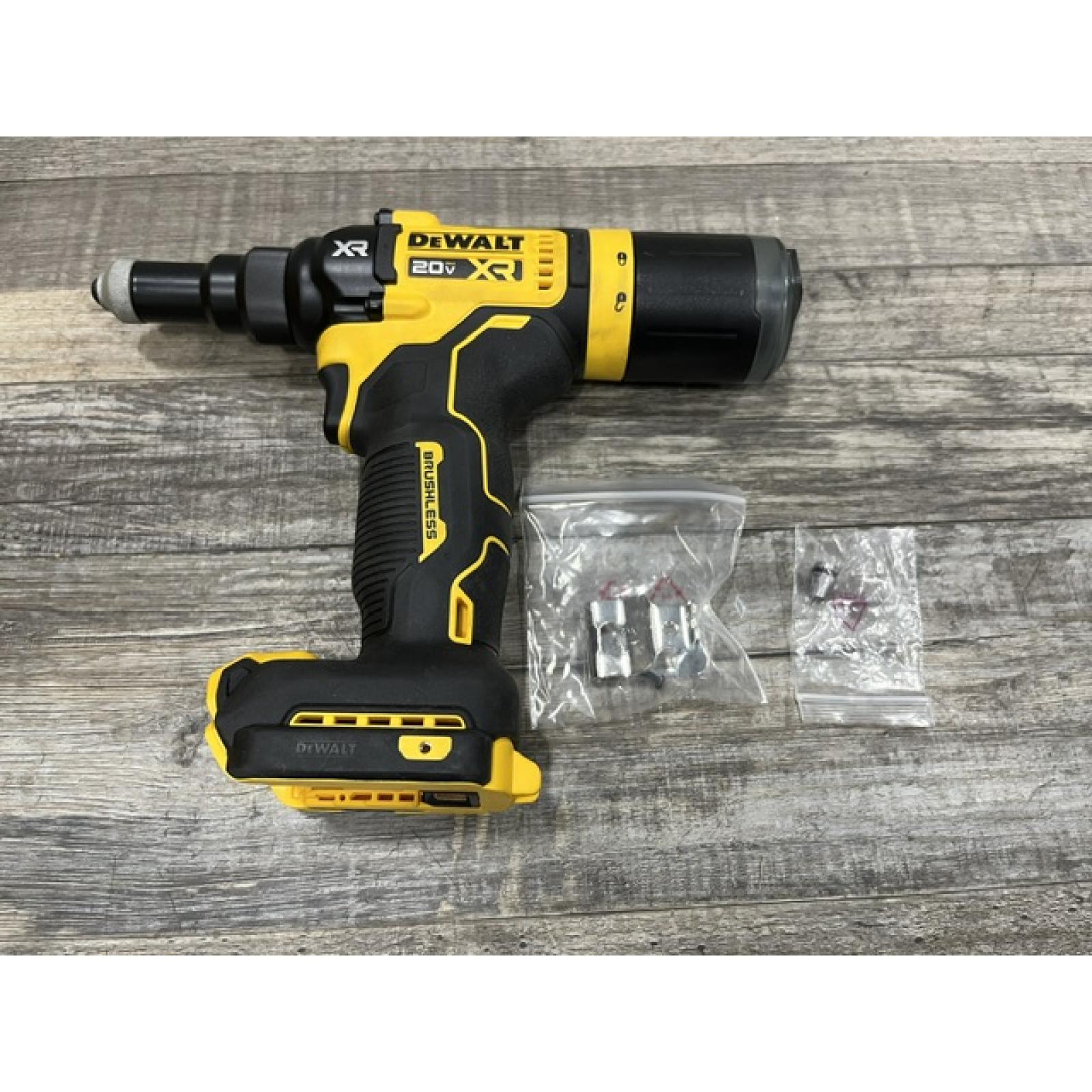 AS-IS DEWALT 20-Volt MAX Cordless 3/16 in. Rivet Tool (Tool-Only)