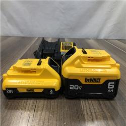 AS-IS DEWALT 20V MAX Lithium-Ion 6.0Ah and 4.0Ah Battery and Charger Starter Kit