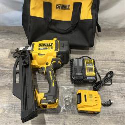 AS-IS DEWALT 20-Volt 21° Cordless Framing Nailer Kit