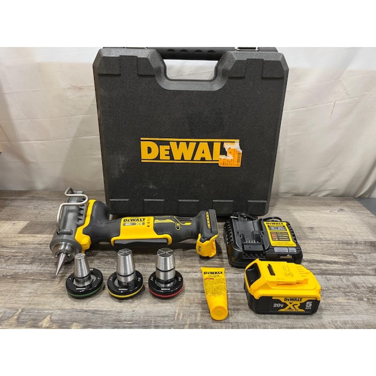 AS-IS DEWALT 35-Degree Pneumatic Metal Connector Nailer
