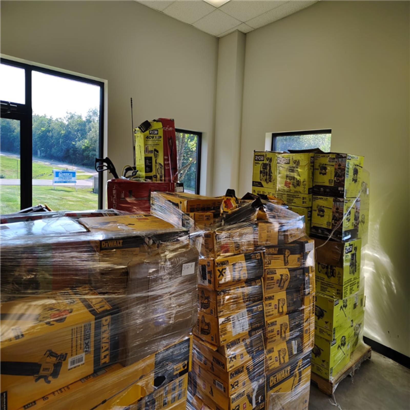 Pittston Location As-Is Power Tools Partial Truckload (10 Pallets) 3172-B