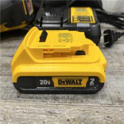 AS-IS DEWALT 20V MAX XR Lithium-Ion Cordless 18-Gauge Narrow Crown Stapler Kit