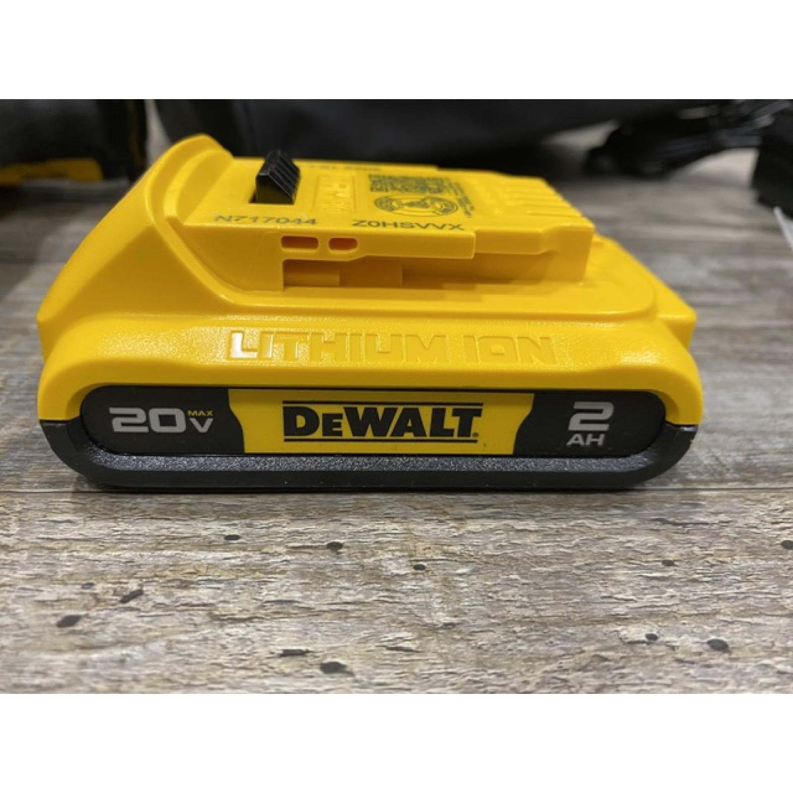 AS-IS DEWALT Atomic 20V Lithium-Ion Cordless Compact 1/2 in. Drill/Driver Kit