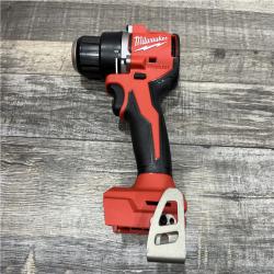 AS-IS Milwaukee 18V Lithium-Ion Brushless Cordless 1/2 in. Compact Drill/Driver Kit