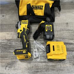 AS-IS DEWALT ATOMIC 20V MAX Lithium-Ion Cordless 1/4 in. Brushless Impact Driver Kit