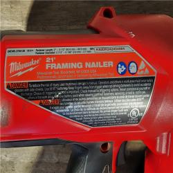 HOUSTON LOCATION - AS-IS Milwaukee 2744-20 M18 FUEL 3-1/2 in. 18V 21-Degree Lithium-Ion Brushless Cordless Framing Nailer (Tool-Only)