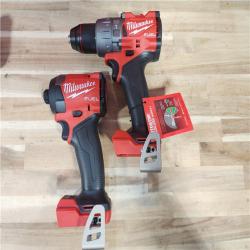 HOUSTON LOCATION - AS-IS (APPEARS LIKE NEW) Milwaukee  FUEL 18V Lithium-Ion Brushless Cordless Hammer Drill and Impact Driver Combo Kit