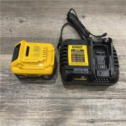AS-IS DEWALT 20V MAX Lithium-Ion 6.0 Ah Battery and Charger