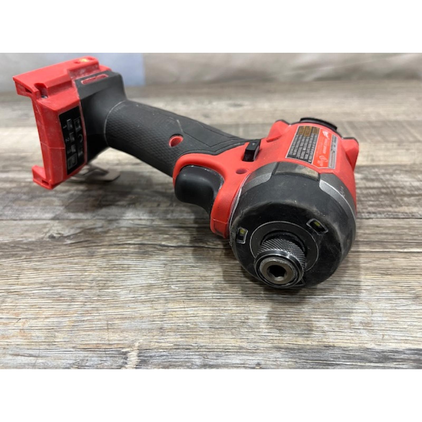 AS-IS Milwaukee FUEL 18V Lithium-Ion Brushless Cordless 1/4 in. Hex Impact Driver Kit