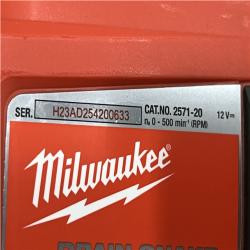 AS-IS Milwaukee 12-V Lithium-Ion Cordless Drain Snake Auger kit