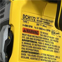 AS-IS DEWALT ATOMIC 20V MAX Cordless Brushless Ultra-Compact 5/8 in. SDS Plus Hammer Drill (Tool Only)