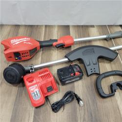 AS-IS MILWAUKEE  M18 FUEL 18V 16 in. Brushless Cordless Battery Powered String Trimmer W/QUIK-LOK Attachment Capability & 8.0 Ah Battery