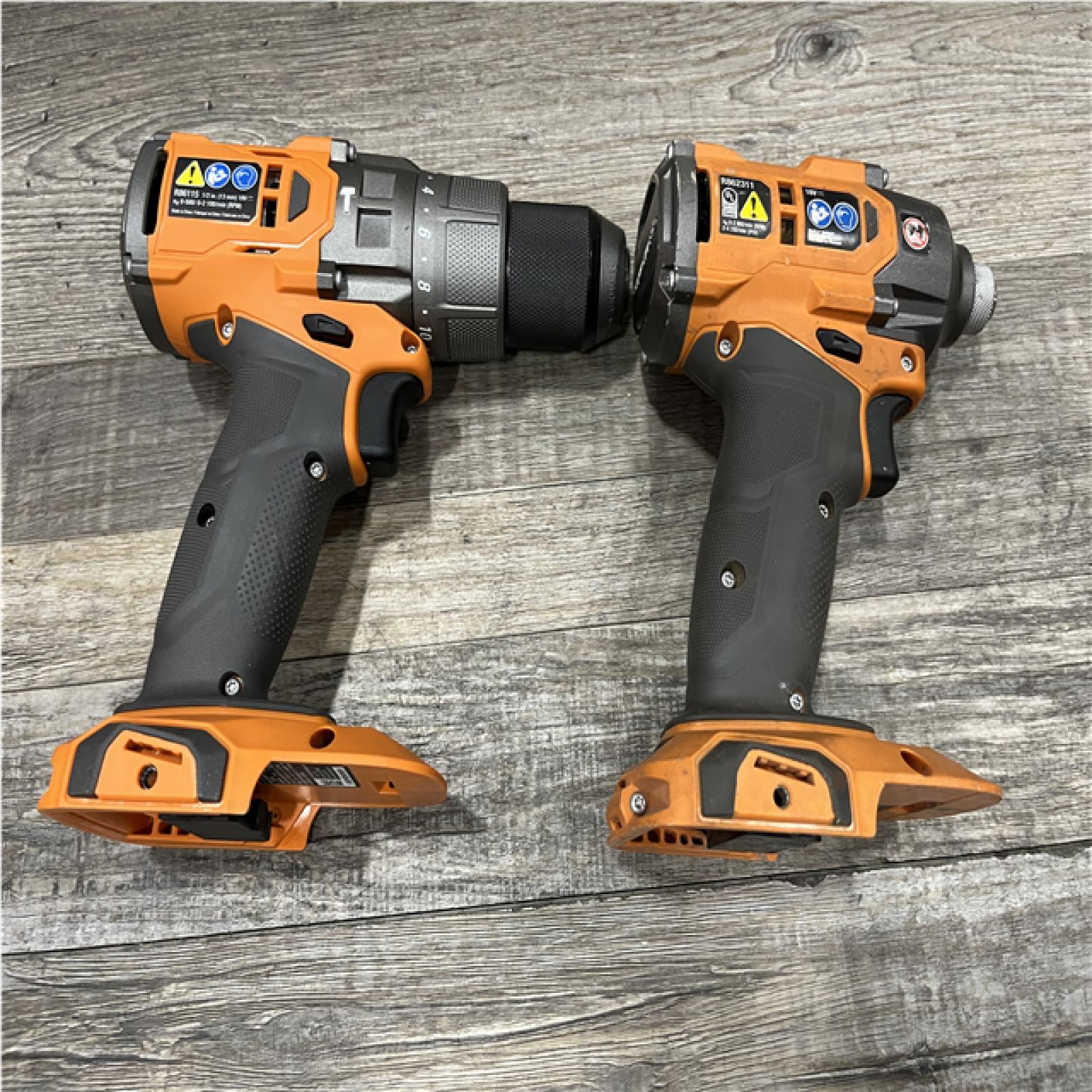 AS-IS RIDGID 18V Brushless Cordless 2-Tool Combo Kit