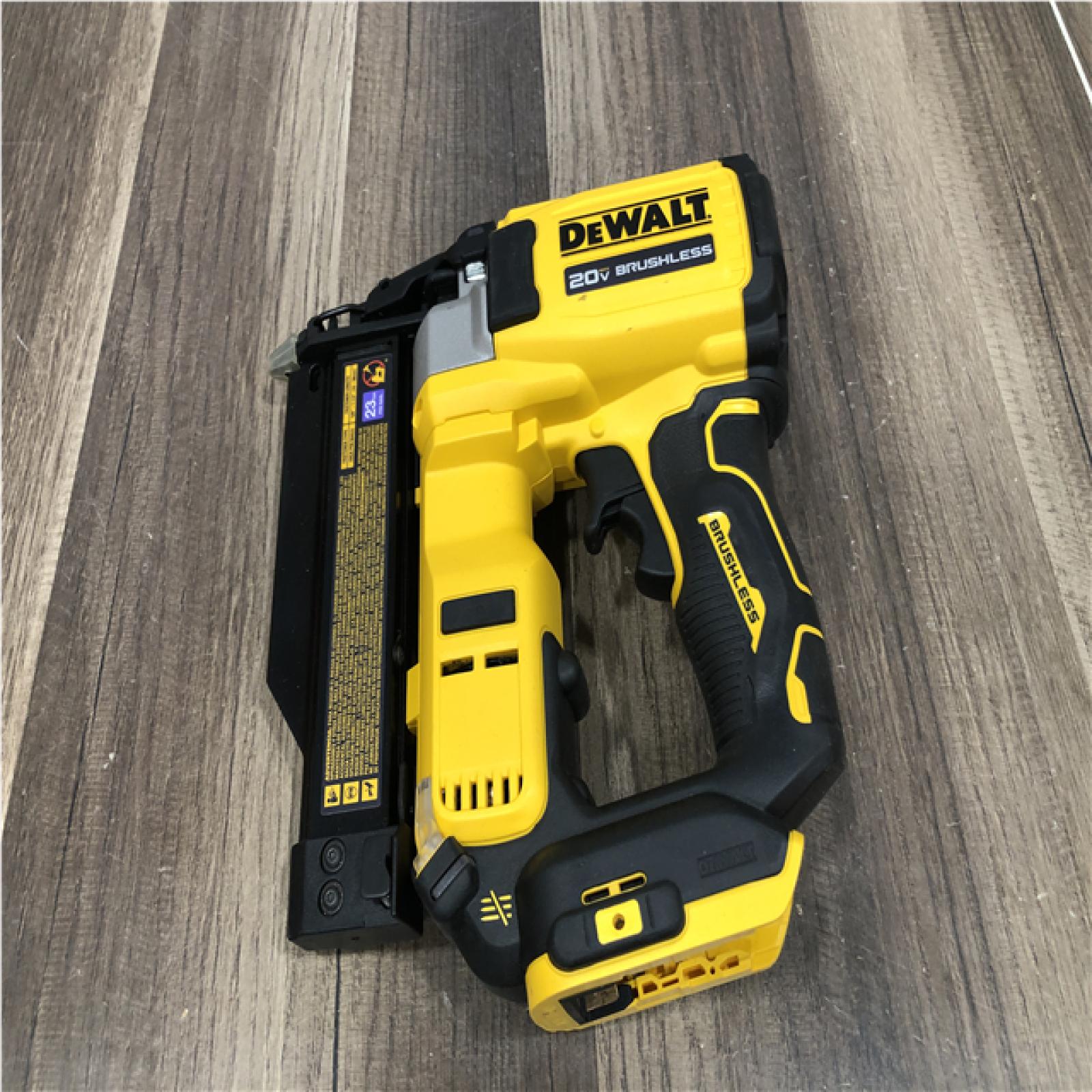 AS-IS DEWALT ATOMIC 20V MAX Lithium Ion Cordless 23 Gauge Pin Nailer Tool Only