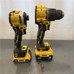 AS-IS - DeWalt ATOMIC 20-Volt Lithium-Ion Cordless 2-Tool Combo Kit
