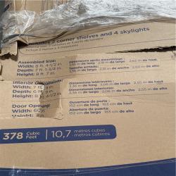 California AS-IS SUNCAST TREMONT Storage Shed (Box 1 & 2) Damaged Boxes