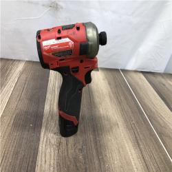 AS-IS Milwaukee FUEL SURGE 12V Lithium-Ion Brushless Cordless 1/4 in. Hex Impact Driver Compact Kit