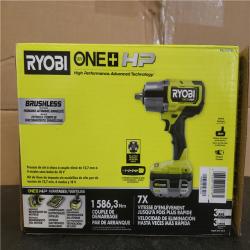 Phoenix NEW RYOBI ONE+ 18V Brushless Cordless 4-Mode 1/2 in. High Torque Impact Wrench Kit with 4.0 Battery and Charger