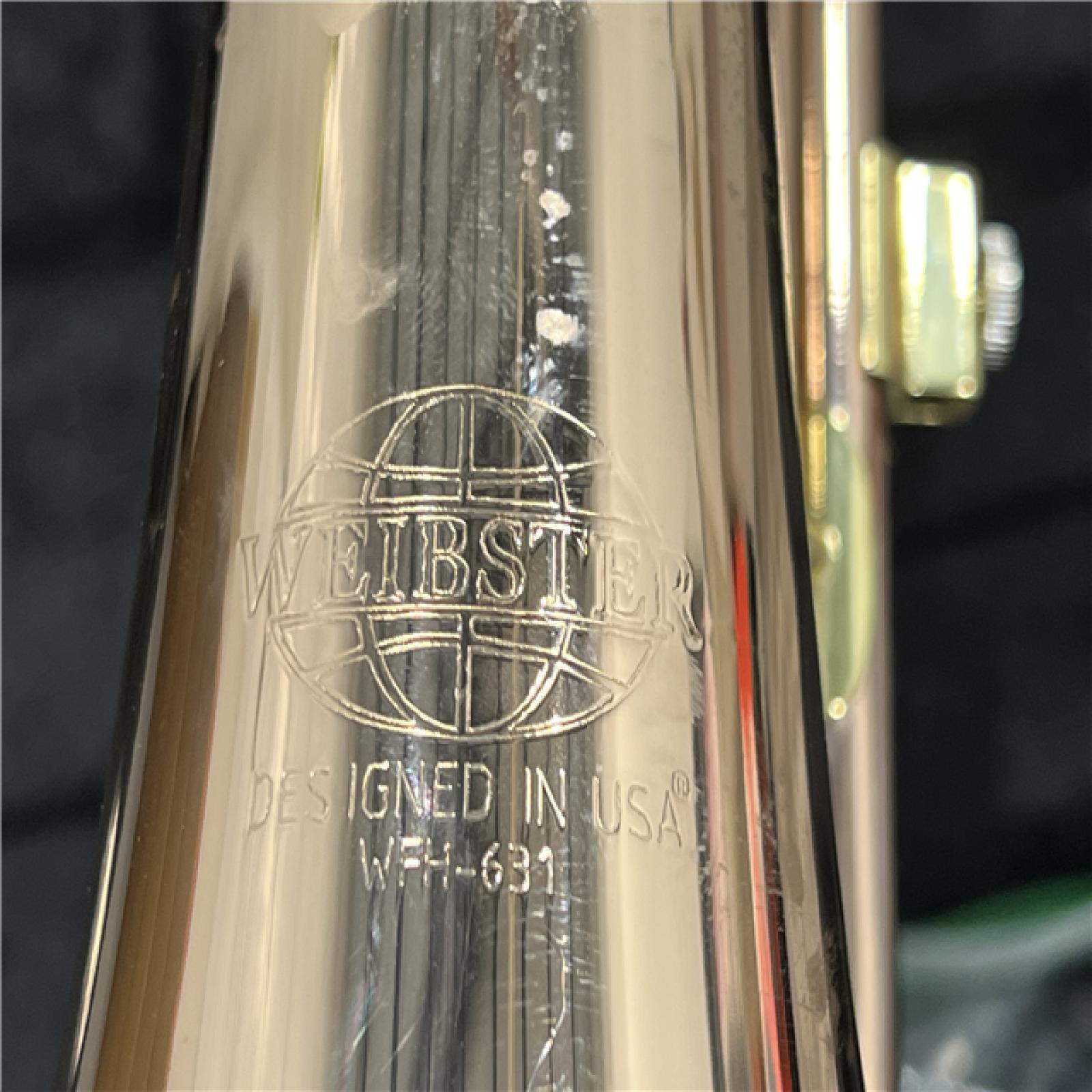 AS-IS WEIBSTER Rose Gold Brass Brushed Flugelhorn WFH-8310
