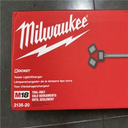California NEW Milwaukee Rocket Tower Light/Charger (Tool Only)
