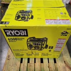 CALIFORNIA AS-IS RYOBI 6 500- WATT PORTABLE GENERATOR