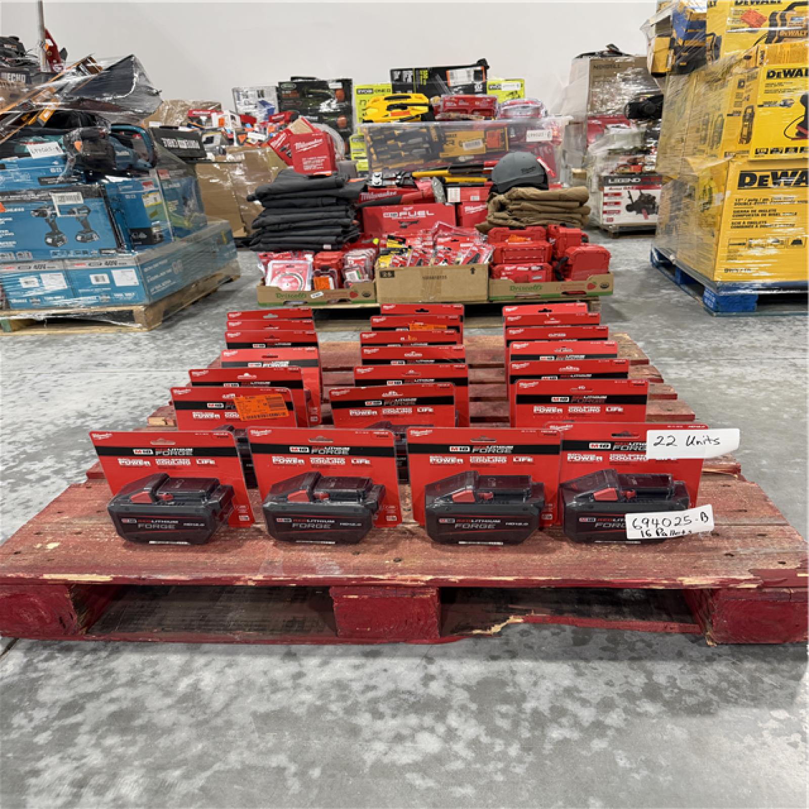 Atlanta Location As-Is Tools & More Partial Truckload (16 pallets) 694025-B