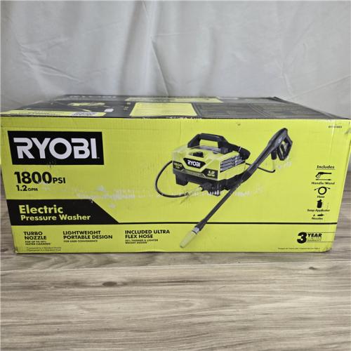 NEW! - RYOBI 1800 PSI 1.2 GPM Cold Water Corded Electric Pressure Washer