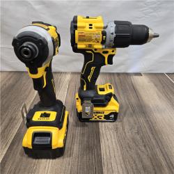 GOOD  DEWALT 20V MAX XR Hammer Drill and ATOMIC Impact Driver 2 Tool Cordless Combo Kit with (2) 4.0Ah Batteries, Charger, and Bag