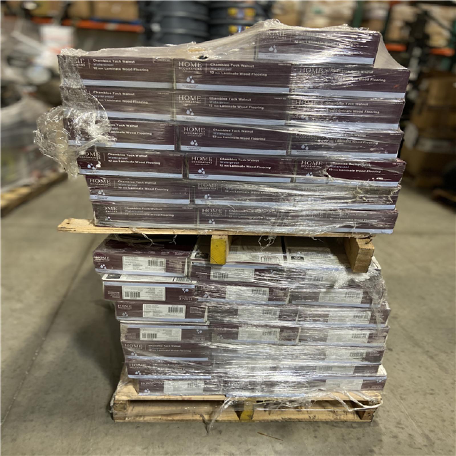 DALLAS LOCATION - Home Decorators Collection Chamblee Tuck Walnut 12 mm T x 8.03 in. W Waterproof Laminate Wood Flooring (15.9 sqft/case) - 40 UNITS