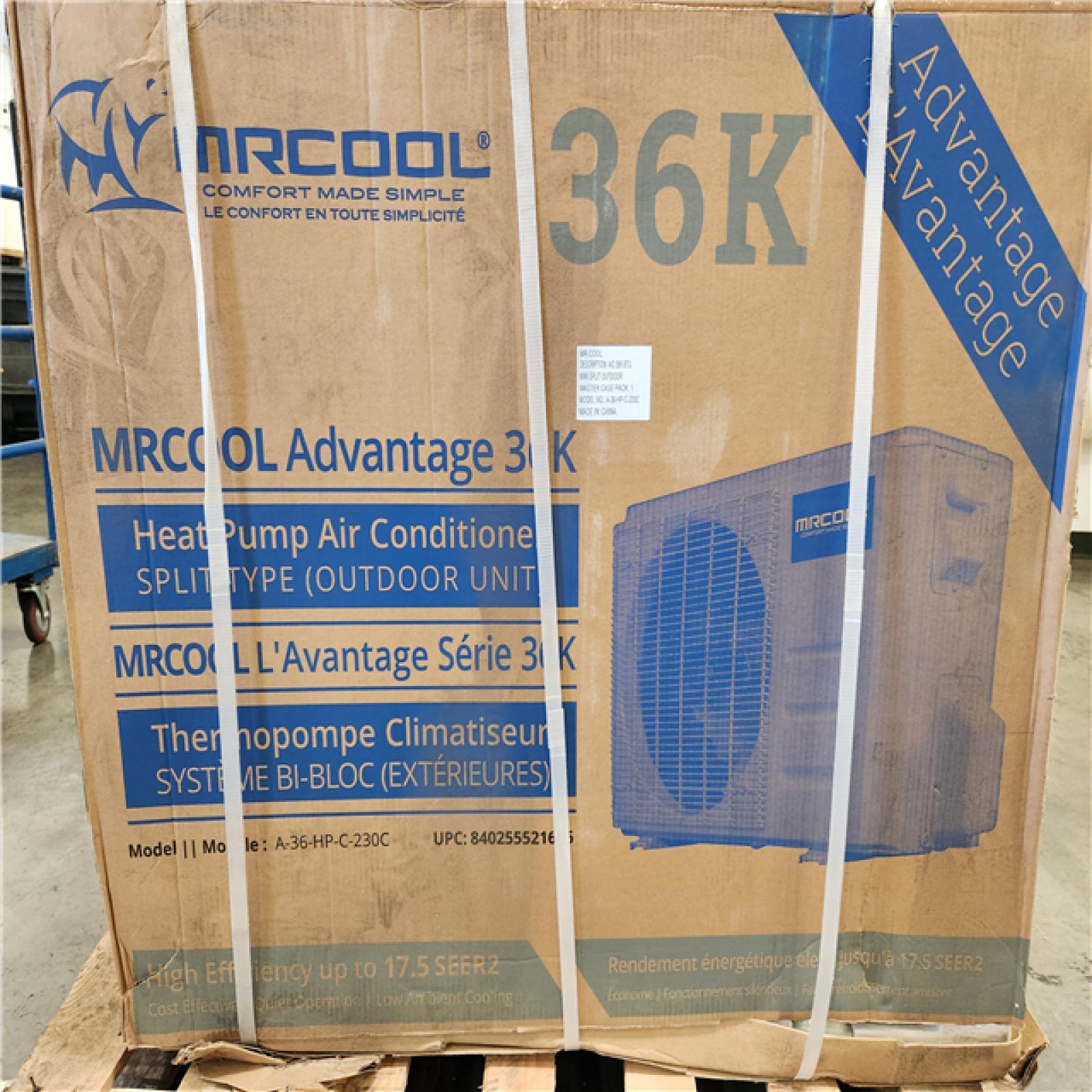 Phoenix Location NEW 36k BTU 18 SEER2 MrCool DIY Ductless Heat Pump Split System 5th Generation