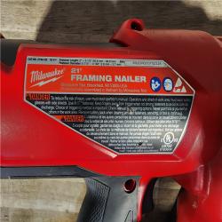HOUSTON LOCATION - AS-IS Milwaukee 2744-20 M18 FUEL 3-1/2 in. 18-Volt 21-Degree Lithium-Ion Brushless Cordless Framing Nailer (Tool-Only)