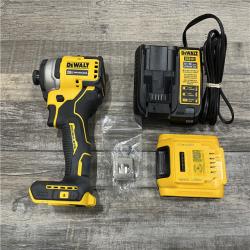 AS-IS DEWALT Atomic 20V Max Lithium-Ion Brushless Cordless Compact 1/4 in. Impact Driver Kit