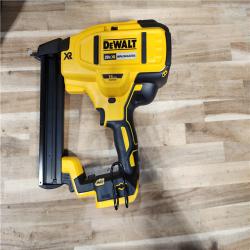 HOUSTON LOCATION - AS-IS DeWALT DCN681D1 20V MAX 18ga Cordless Brushless Narrow Crown Stapler Kit w/ BATTERY & CHARGER