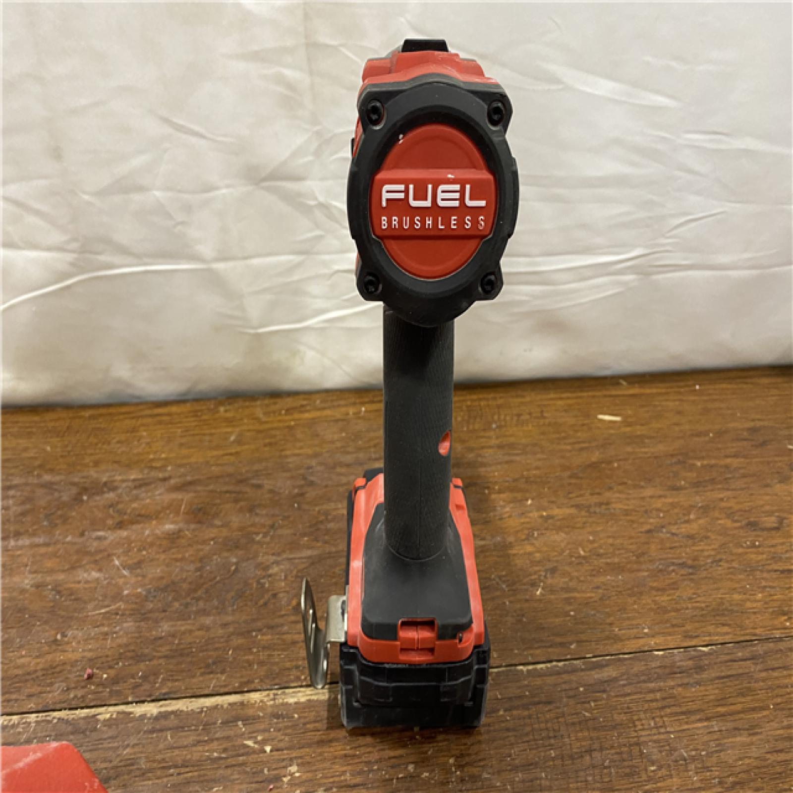 AS-IS Milwaukee 2904-22 Hammer Drill Driver Kit with Batteries  Charger & Tool Case  Red
