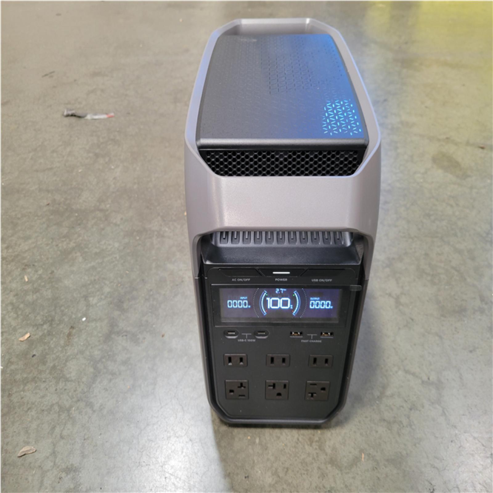CALIFORNIA AS-IS ECOFLOW 3600-WATT DELTA 3 GENERATOR