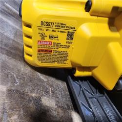 HOUSTON LOCATION - AS-IS DEWALT FLEXVOLT 60V MAX Cordless Brushless 7-1/4 in. Wormdrive Style Circular Saw (Tool Only)