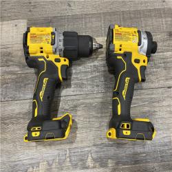AS-IS DEWALT 20V MAX XR Hammer Drill and ATOMIC Impact Driver 2 Tool Cordless Combo Kit