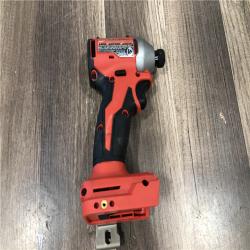 AS-IS Milwaukee 18V Lithium-Ion Compact Brushless Cordless 1/4 in. Impact Driver (Tool-Only)