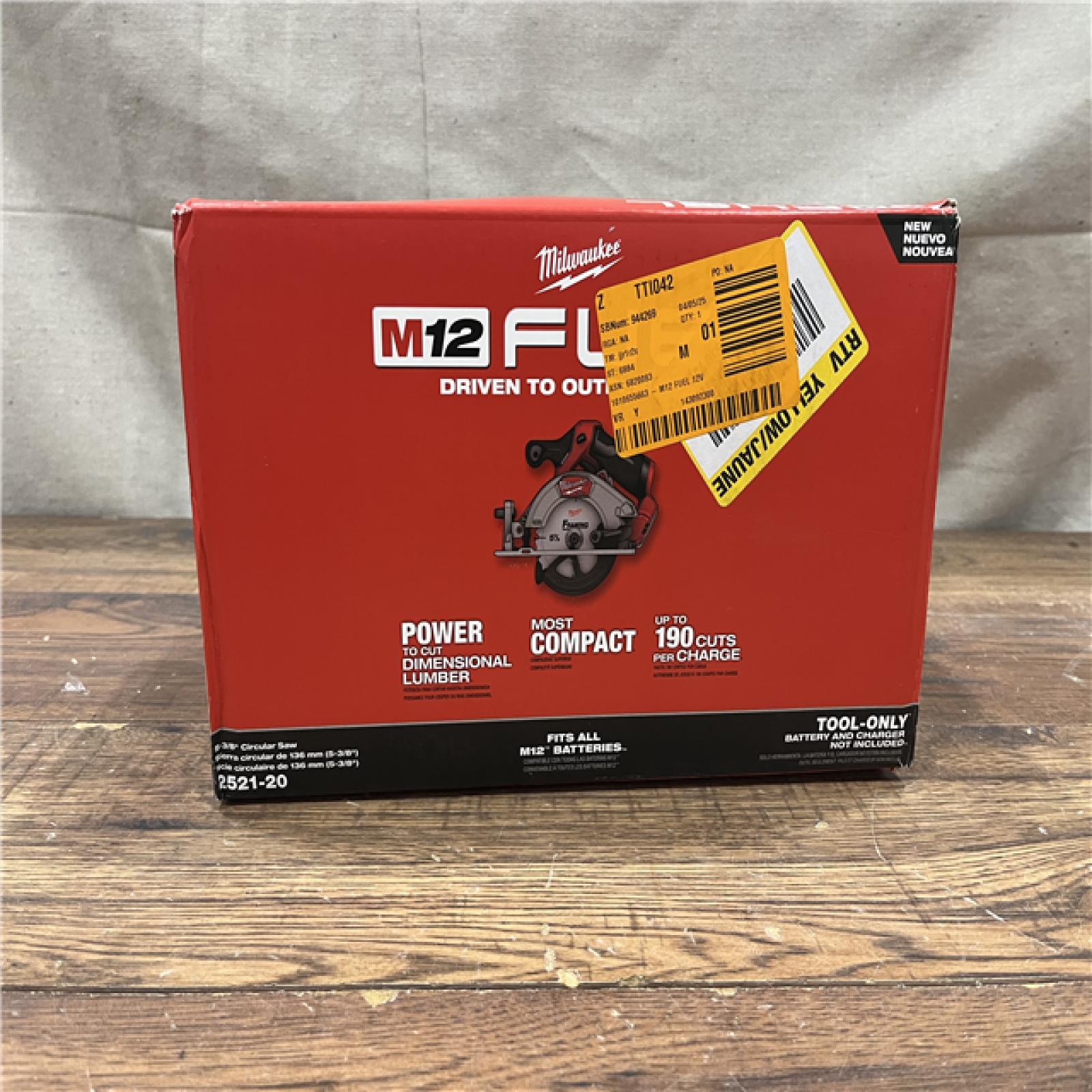 NEW M12 FUEL 12V Lithium-Ion Brushless 5-3/8 in. Cordless Circular Saw (Tool-Only)