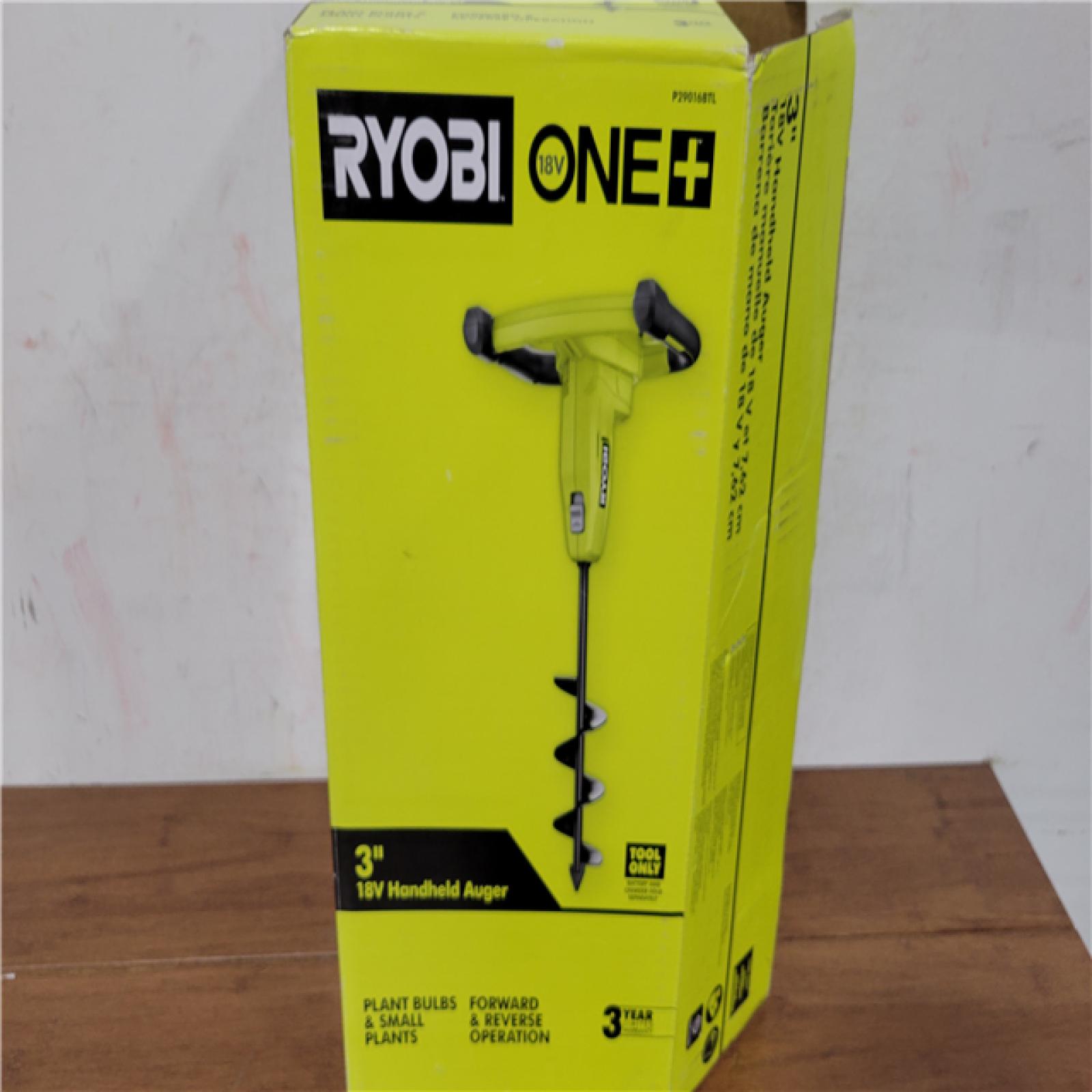 California NEW Ryobi One+ 3 18V Handheld Auger (Tool Only)