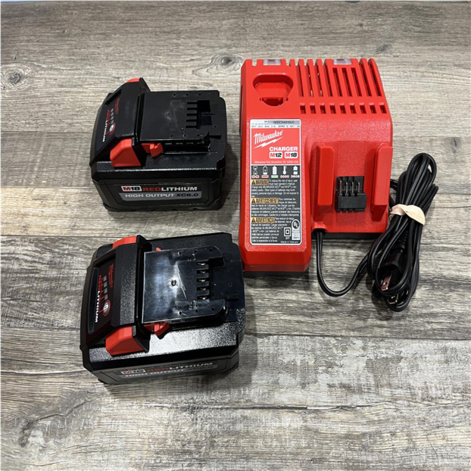 AS-IS Milwaukee 18-Volt Lithium-Ion High Output Starter Kit