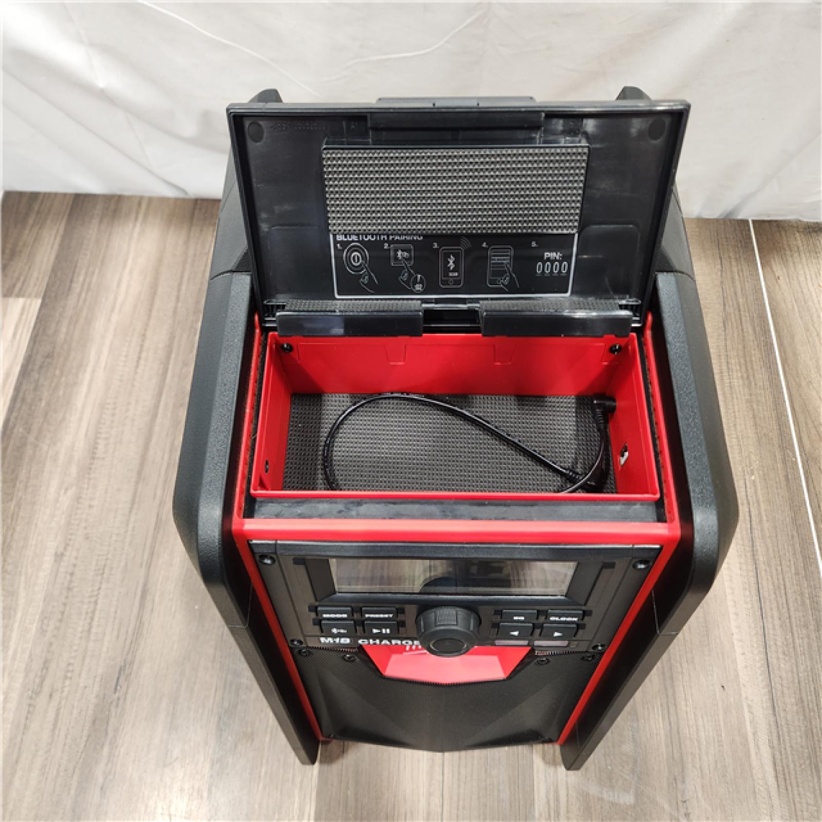AS-IS- Milwaukee M18 Lithium-Ion Cordless Jobsite Radio/Charger